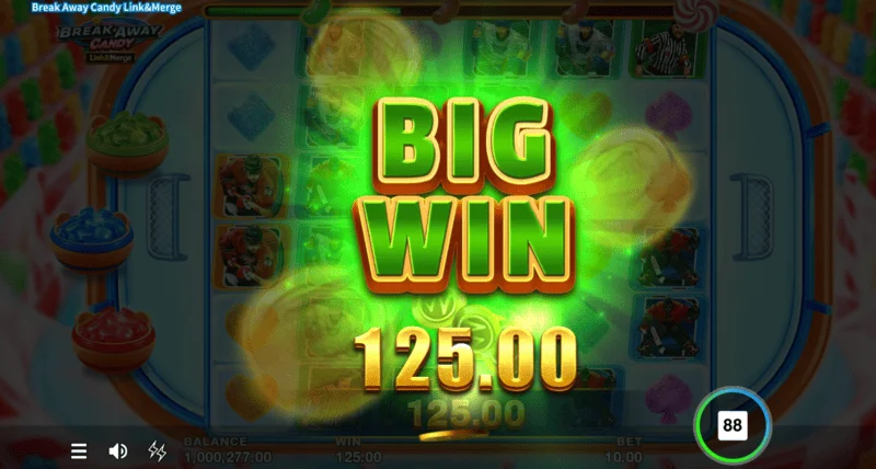 Break Away Candy — Grand-Jackpot x5000 no likmes izkrišana